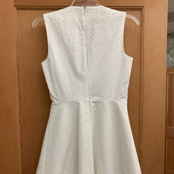 Maje White Biker Inspired Mini Dress - Picture 6 of 7